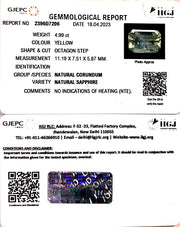 4.99/CT Natural Ceylonese Pukhraj with Govt Lab Certificate-YELSA9U